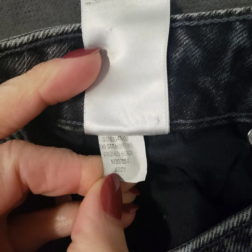 Old Navy Jeans Womens Size 2 High Rise OG Straight Slim Pockets - Picture 9 of 10
